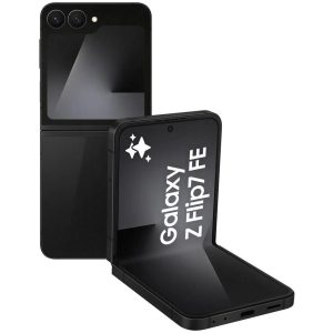 Samsung Galaxy Z Flip7 FE 5G 256GB - Black *AU STOCK*, 6.7', Full HD+, 120Hz, 8GB/256GB, 50MP/10MP, Single+ eSIM, 4000mAh, 2 Years Warranty