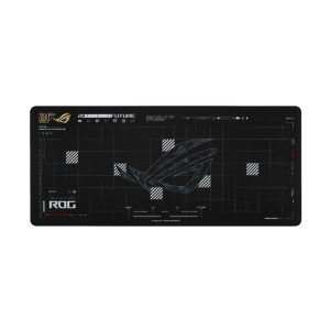 ASUS ROG SCABBARD II XXL Edition 20 Gaming Mouse Pad, Extended Size (900x400mm) Water/Oil/Dust Respellent, Anti-Fray, Soft Cloth With Rubber Base