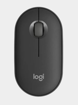 Logitech Pebble M350S Wireless Optical Mouse Graphite