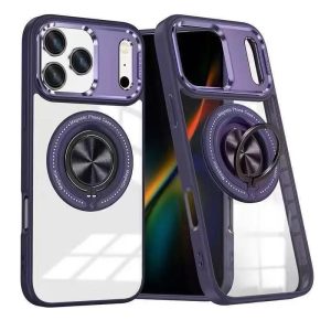 USP Apple iPhone 17 Pro Max (6.9') MagSafe Case with Ring Holder Purple - Silicone Bumper,Drop Resistance, Scratch Protection, 5 Years Warranty