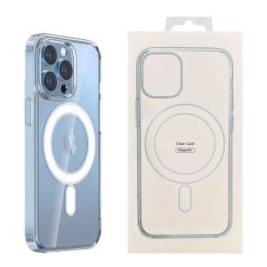 USP Apple iPhone SE (3rd/2nd Gen) / iPhone 8/7 (4.7') Clear Case with MagSafe - Built-in magnets, Scratch Resistant, Crystal Clear, 5 Years Warranty
