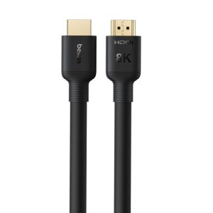 Belkin Connect Ultra High-Speed HDMI® 2.1 Cable (8K) 4.5M - Black(AVB002bg15), Ultra 8K @ 60Hz + HDR, 48Gbps Bandwidth, 2 Years Warranty