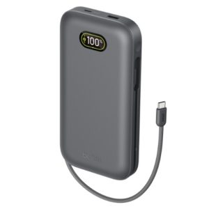 Belkin UltraCharge Pro Laptop Power Bank 27K with140W Integrated USB-C Cable(30cm) - Charcoal(BPB040fqCH),2x USB-C,1x USB-A,$2,500, 2 Years Warranty