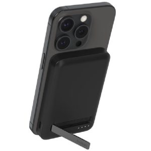 Belkin BoostCharge Pro 5k mAh Magnetic Power Bank With Qi2 + USB-C Cable (1M) - Black (BPD006btBK),15W,1xUSB-C, Overcharge Protection,2 Years Warranty