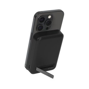 Belkin BoostCharge Pro Magnetic 10K Power Bank w/ Qi2 (15W)+USB-C Cable(1M)+Integrated Kickstand -Black(BPD008BTBK),2xUSB,$2500 CEW,2 Years Warranty