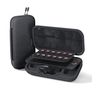 Belkin Gaming Charging Case 20W For Nintendo Switch 2 - (ENA001fqCH), Detachable 10K Power Bank, USB-C to USB-C Cable (20 cm), 2 Years Warranty