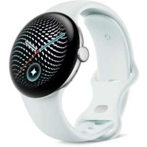 Google Pixel Watch 5 Wi-Fi (41mm) - Polished Silver with Fog Active Band (2nd Gen)(GA10898-US) *AU STOCK*, AMOLED, 3GB/64GB, 332mAh, 2 Years Warranty