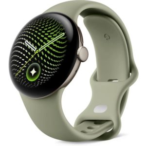 Google Pixel Watch 5 WiFi (41mm) - Satin Pyrite with Olive Active Band (2nd Gen)(GA11567-US) *AU STOCK*, AMOLED, 3GB/64GB, 332mAh, 2 Years Warranty