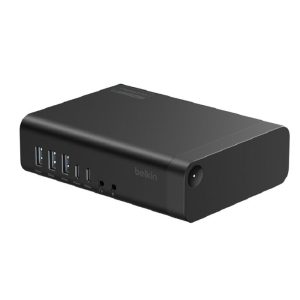 Belkin Connect Universal 16-Port Triple Display USB-C Dock - Black(INC029auBK),140W PD, 10Gbps, DisplayLink, Universal Compatibility, 3 Years Warranty