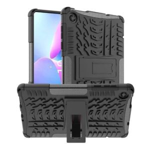 USP Rugged Samsung Galaxy Tab A11+ / Tab A9+ (11') Case Black -  Built-in-Kickstand, Anti-Slip Textured Grip, Drop Protection ,5 Years Warranty