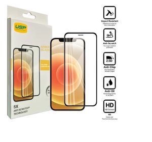 USP Apple iPhone SE (3rd & 2nd Gen)/ iPhone 8 / iPhone 7 (5.5')Armor Glass Full Cover Screen Protector