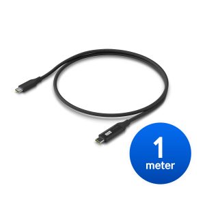 Ubiquiti USB-C Cable with Charge Display, 1M, Black