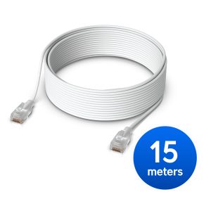 Ubiquiti UniFi Etherlighting Patch Cable, 15M, White
