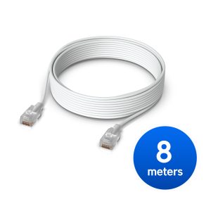 Ubiquiti UniFi Etherlighting Patch Cable, 8m, White