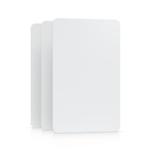 Ubiquiti Access Card, White, A Pack, Highly-Secure NFC Cards Used For Access Control Within UniFi.