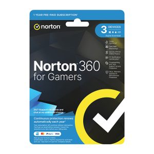 Norton 360 for Gamers 3 Devices 1 Year Lic Key