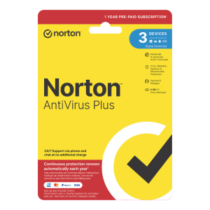 Norton AntiVirus Plus 2GB AU 1 User 3 Device 12 Months - ESD