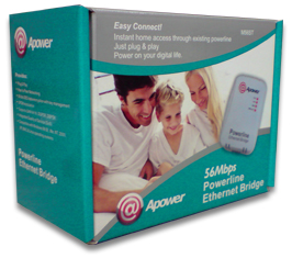 Apower M56ST Ethernet Over Power (56Mbps)