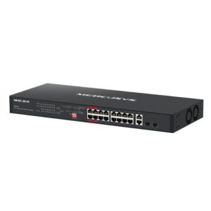 Mercusys MS120GP 20-Port Gigabit Rackmount Switch with 16-Port PoE+