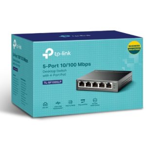 TP-Link TL-SF1005LP 5-Port 10/100Mbps Desktop Switch with 4-Port PoE