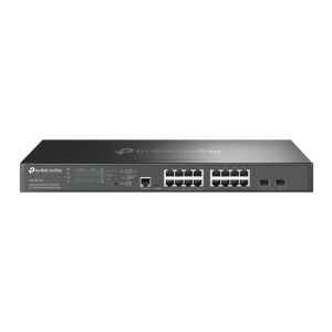 TP-Link Omada 16-Port 2.5G and 2-Port 10GE SFP+ L2+ Managed Switch with 8-Port PoE+