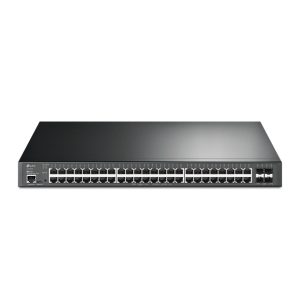 TP-Link JetStream 48-Port Gigabit and 4-Port 10GE SFP+ L2+ Managed Switch with PoE+
