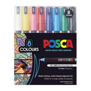 Posca PC-1MR UltraFine Ast Pk8