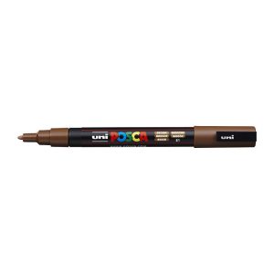 Posca PC-3M Fine Blt Mrkr Brwn