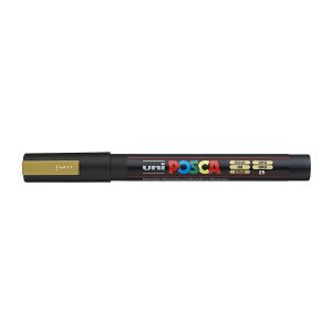 Posca PC-3M Fine Blt Mrkr Gold
