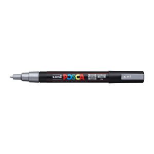Posca PC-3M Fine Blt Mrkr Slvr