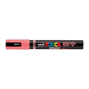 Posca Med Brush Tip Coral Pink