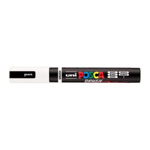 Posca Medium Brush Tip White