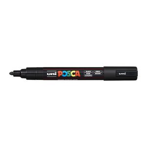 Posca PC-5M Med Blt Paint Blk