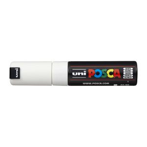 Posca PC-8M Bold Chisel White