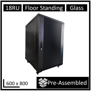 LDR Assembled 18U Server Rack Cabinet (600mm x 800mm)