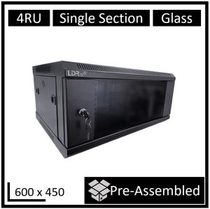 LDR Assembled 4U Wall Mount Cabinet 600mm x 450mm