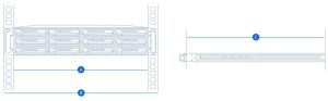 Synology 1U Rail Kit Fixed