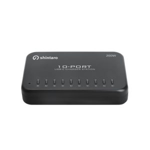Shintaro 200W 10-Port USB-C GaN Charger
