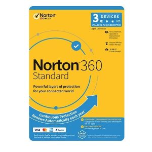 Norton 360 Standard 10GB AU 1 User 3 Devices 12 Months Digital Key