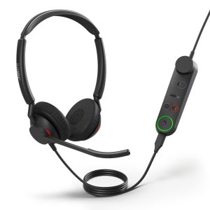 Jabra Engage 50 II Dual UC Corded USB-C/A Headset, Best Headset for Clear Customer Calls Ultra-Lightweight Hearing Protection Smartringer Busylight
