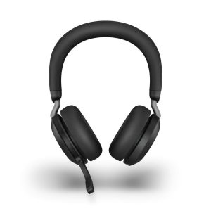 Jabra Evolve2 75 - USB-A Link380a UC Stereo Black, Advanced ANC, 30m Wireless Range, Dual Bluetooth Connectivity, 36 Hours Battery Life, Busylight