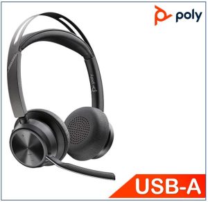 Poly Voyager Focus 2 UC Headset, USB-A