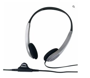 Verbatim Multimedia Headset with Volume Control Headphone