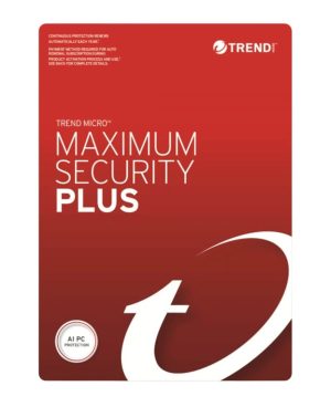Trend Micro Maximum Security Plus (3 Devices) 1 Year Retail Mini Box Auto Renew (Plus = Secure VPN / Cleaner Pro)