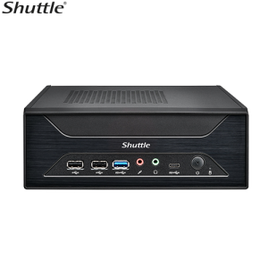 Shuttle XH810 XPC BareboneIntel ® 65W ARL-S Core Ultra 9/7/5 LGA1851, 3L, H810, 2x DDR5(max 96GB), 2x M.2 2280, 2x LAN, 3x COM, HDMI, DP,HDD/SSD, RAID