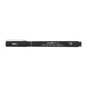 uni Pin FineLiner 0.5 Blk Bx12