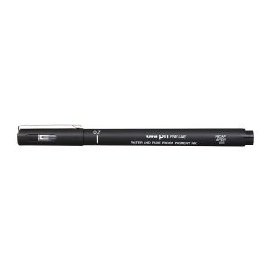 uni Pin FineLiner 0.7 Blk Bx12