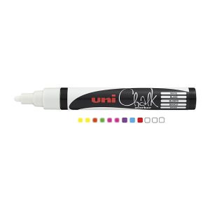uni Chalk Mrkr Blt Asst Bx12
