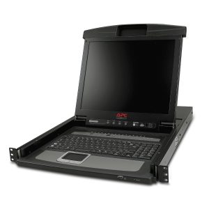 APC 17" Rack LCD Console with Integrated 16 Port Analog KVM Switch