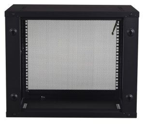 APC NetShelter 9U Wallmount Rack Cabinet Single Hinged Switch Depth Unassembled